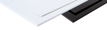 3 Stk PET Zuschnitt Platte Vierkant Kunststoff 480x195x18mm Kunststoffe 