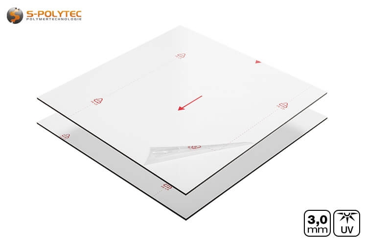 Alu-Verbundplatten 2 mm in weiß online kaufen Alu-Verbundplatten 2 mm in weiß online kaufen