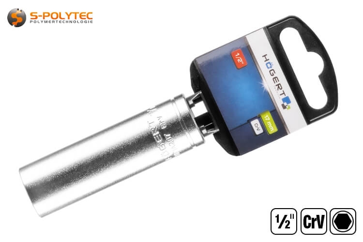 Flache Steckschlüsseleinsatz 21 Mm – 1/2 Zoll Antrieb, 6-seitig, Für Schlagwerkzeuge