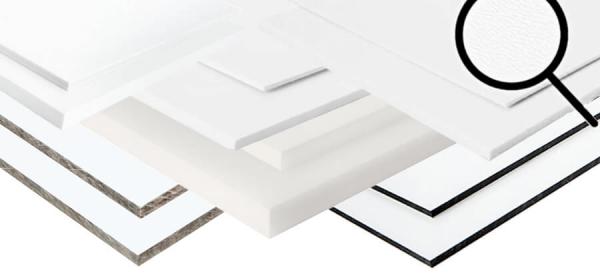 Weiße Kunststoffplatten - Die Unterschiede