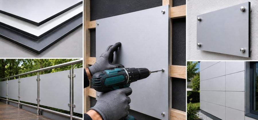 Alu Verbundplatten Montageanleitung: Befestigung, Anwendungen & Tipps für innen und außen