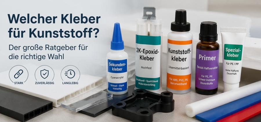 Welcher Kleber für Kunststoff? Der große Ratgeber für die richtige Wahl