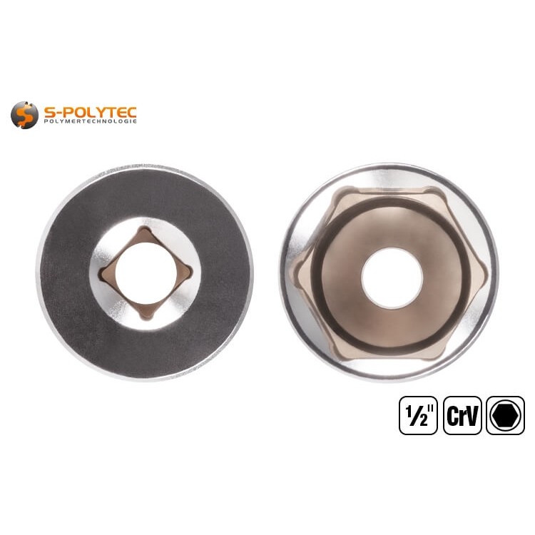 Die 1/2 Zoll Stecknüsse mit 78mm Länge sind online in verschiedenen Schlüsselweiten von 8mm bis 32mm erhältlich.