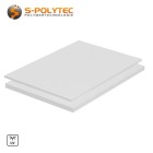 UV-stabilisierte Hart-PVC Platten (PVC-CAW, PVCU) in Weiß im millimetergenauen Zuschnitt ab 30mm x 30mm
