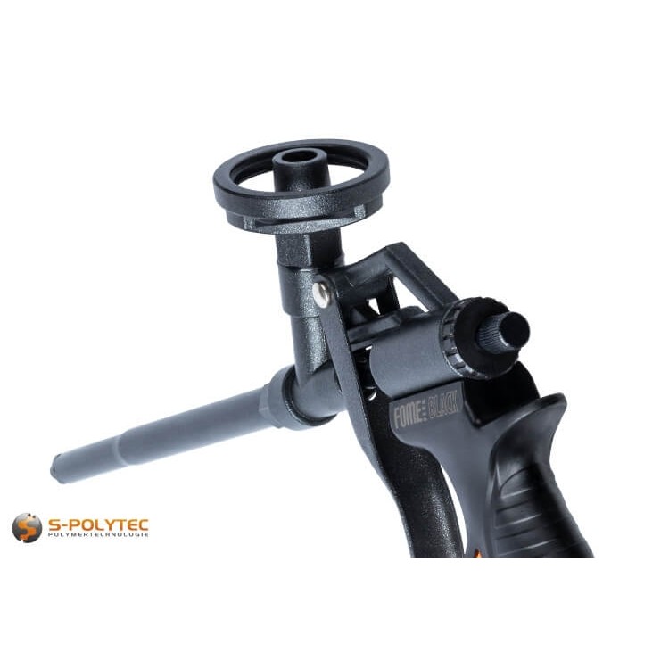 Die FOME Flex Black Edition Bauschaumpistole ist kompakt und leicht und dennoch robust