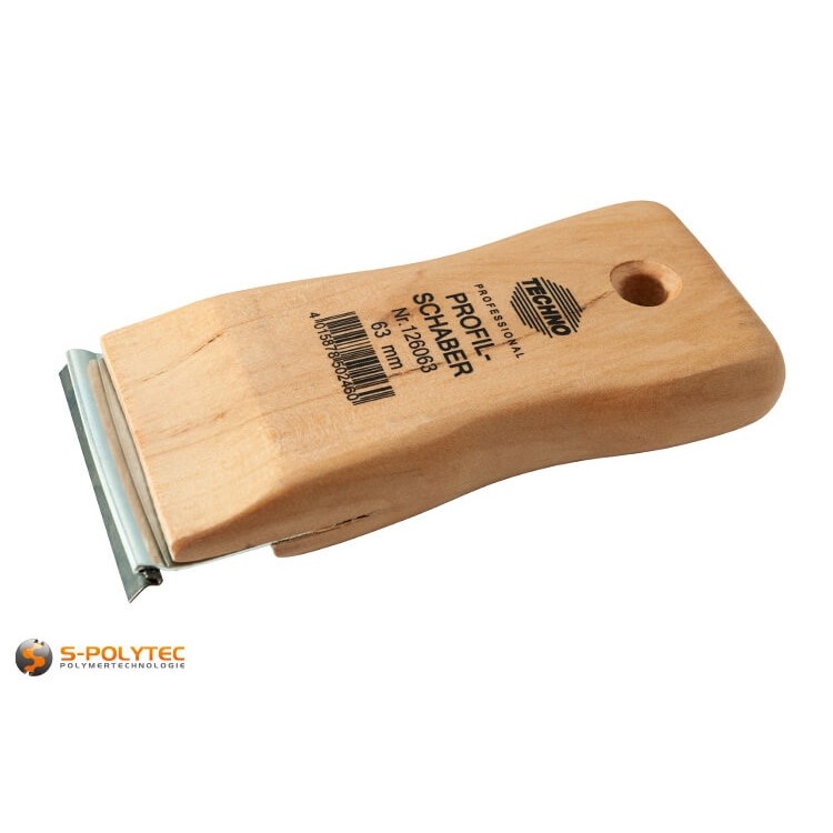 Profilschaber 35mm mit Austauschklinge zum Entgratung von Kunststoff