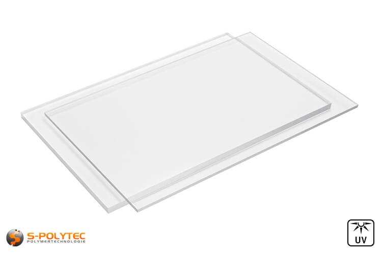 PC Platte farblos klar durchsichtig 1000 x 600 x 1,5 mm bruchfest Polycarbonat 