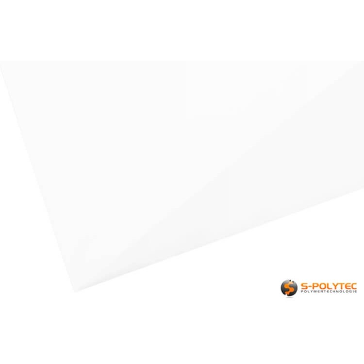 Hochglanzoberfläche in Weiß der DecoVitas Snow-White Dekorplatten - Detailansicht