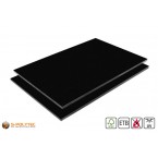 Die passenden HPL Platten Schwarz (RAL9005) auf Maß direkt dazu kaufen