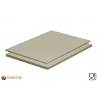 Polypropylen Platten (PP-H) grau (ähnlich RAL7032) in Stärken von 1mm - 50mm als Standardplatte im Format 2x1 Meter