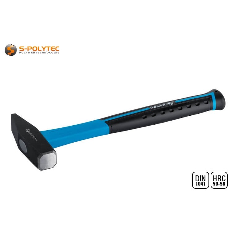 Der Schlosserhammer mit Fiberglasstiel ist eine robuste, hochwertige Alternative zu Hämmern mit Holzstiel