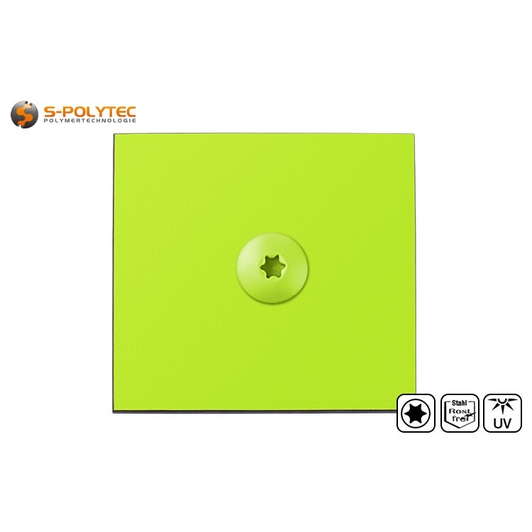 Die Fassadenschrauben eignen sich zur Plattenbefestigung auf Holz-Unterkonstruktionen und verfügen über eine CE-Kennzeichnung.