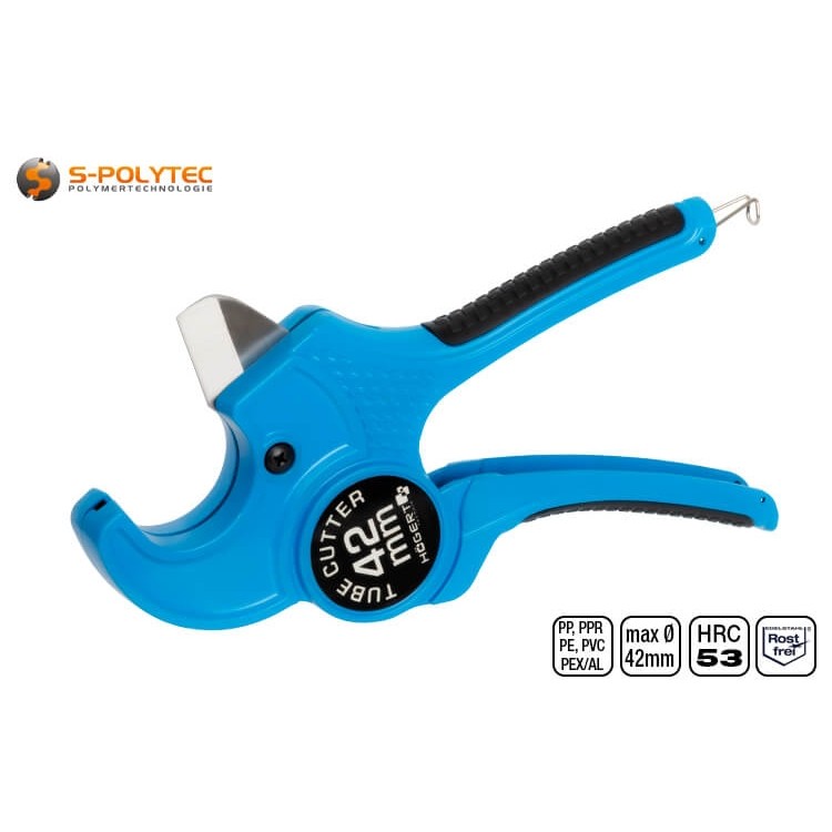 Der Profi-Rohrschneider von Högert kann auch von Linkshändern ohne Einschränkungen mit einer Hand bedient werden