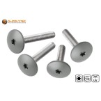 Die passenden Balkonschraube M5 Staubgrau (RAL 7037) direkt dazu kaufen