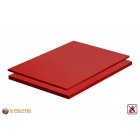 PVC Platten rot aus Hart-PVC (PVCU) in Stärken von 2mm - 10mm im Standardformat  2x1m