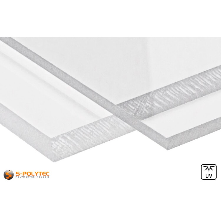 Acrylglas Zuschnitt  (bekannt als  Plexiglas, PMMA) transparent in Stärken von 2mm - 10mm - Detailansicht