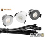 Die passenden 3W Outdoor-LED-Einbaustrahler Mini (3000K, Warmweiß) direkt dazu kaufen
