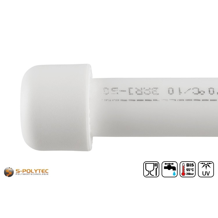 Die Aqua-Plus PP-R Rohr-Endkappe DN20 eignet sich zum Verschließen eines PP-R Rohrs mit 20mm Außendurchmesser