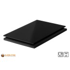 Kunststoffplatte PE schwarz 1mm 1m x 2m - Wohlgemuth Online Shop
