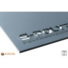 Acrylglas Grau getönt gelasert