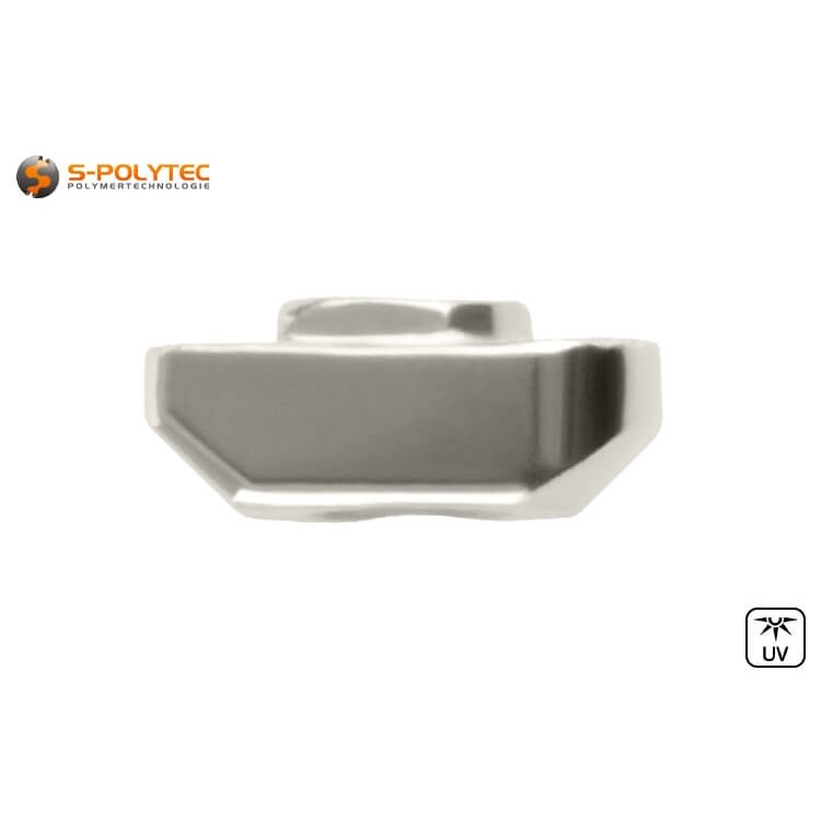 Die Nutensteine lassen sich jederzeit in Konstruktionsprofile einsetzen und spurlos wieder entfernen