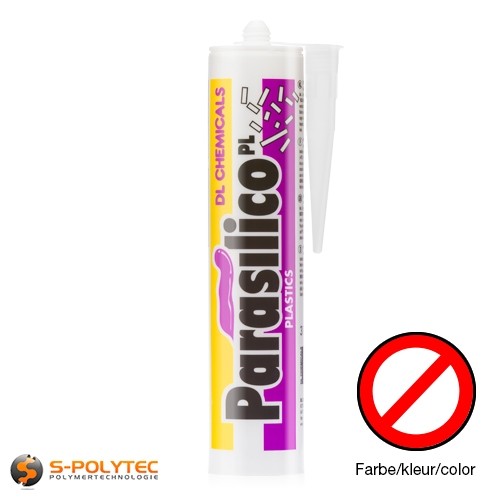 Parasilico PL Silikon-Dichtstoff, Kunststoffkleber speziell für Polycarbonat
