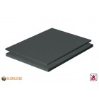 PVC Platten dunkelgrau aus Hart-PVC (PVCU) in Stärken von 1mm - 50mm im Standardformat  2x1m