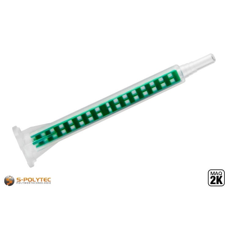 Klebermischer für 2-Komponenten-Klebstoffe bis 50ml mit Standardbajonett Typ MAH oder MAQ zum einmaligen Gebrauch