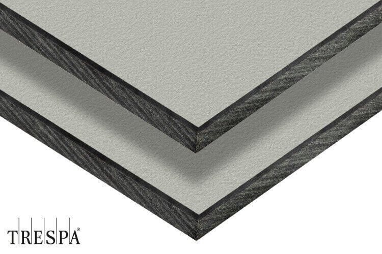 Die Fassadenplatten aus Hochdrucklaminat (HPL) sind online in 8mm Stärke im Format 2x1 Meter erhältlich