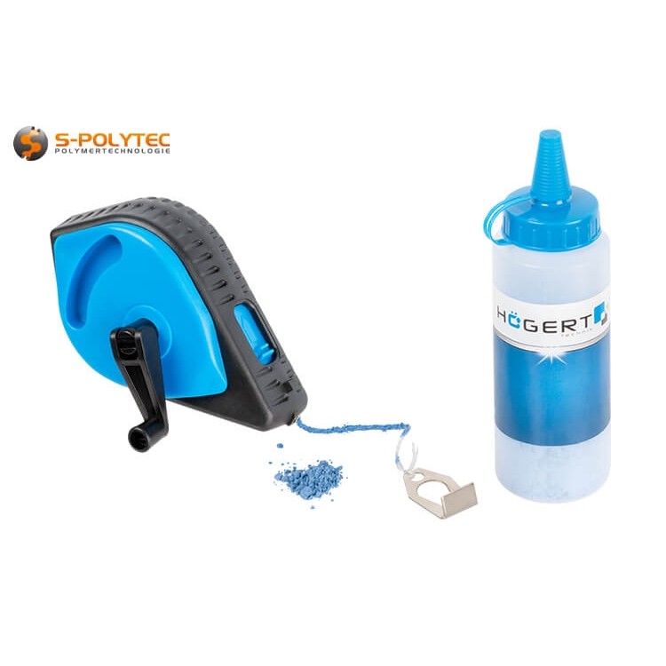 Markier-Schlagschnur zur präzisen Markierung gerader Strecken mit einer Länge von 30 Metern