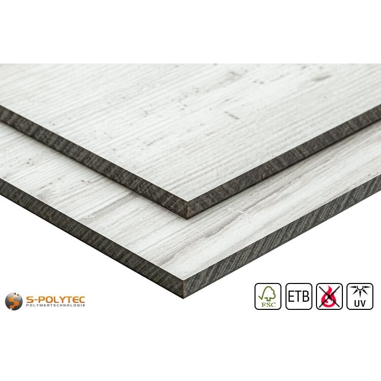 HPL Platten mit Holzoptik im angesagten Vintage Look