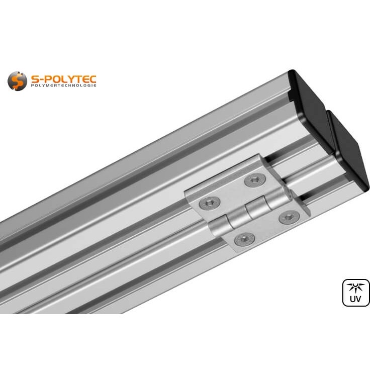 Wir empfehlen Nutensteine und Senkschrauben zur Montage an Konstruktionsprofilen aus Aluminium