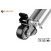 Vorschaubild Durch das 8mm Gewinde ist die Lenkrolle für unsere Konstruktionsprofile in 30x30mm oder 40x40mm geeignet