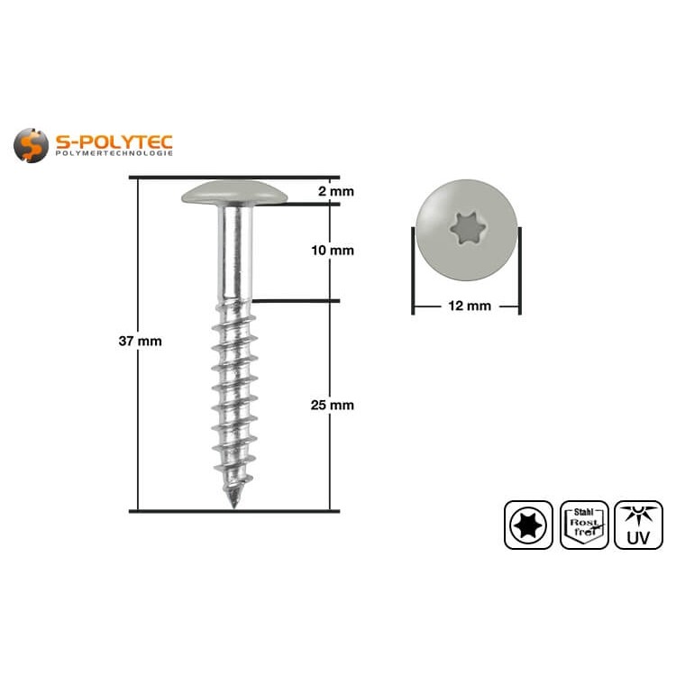 Die HPL-Schrauben in Silver Grey sind dank Fassadenzulassung für Fassadensysteme mit Trespa® Meteon® FR geeignet