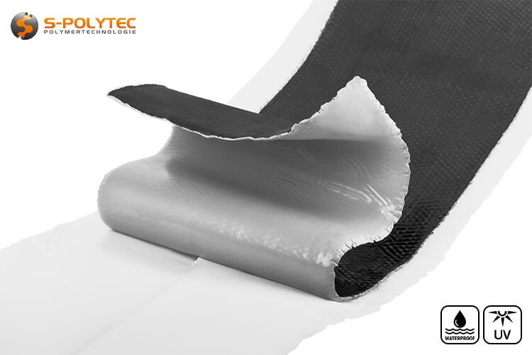Schwarzes EPDM Dichtband mit Selbstklebung als Bleiersatz als umweltfreundliche Alternative zur Bauwerksabdichtung