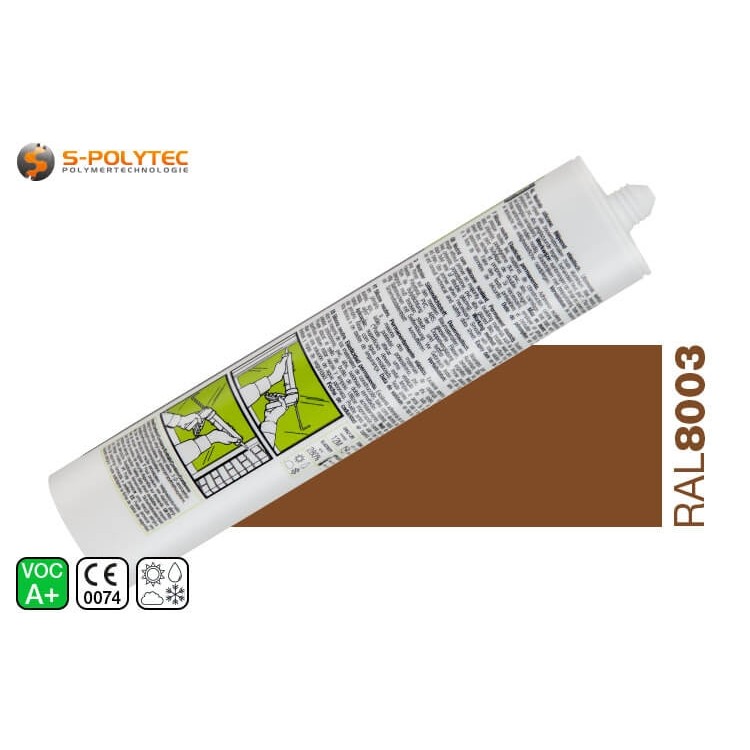 Professionelles Silikon Parasilico AM-85-1 Lehmbraun RAL 8003 für innen und außen