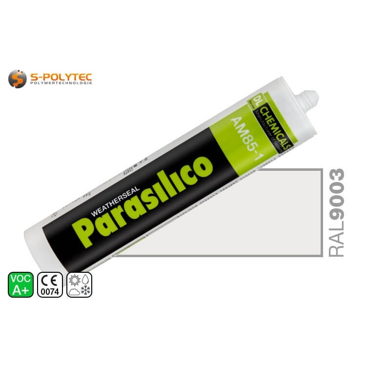 Silikon Parasilico AM-85-1 in Weiß RAL 9003