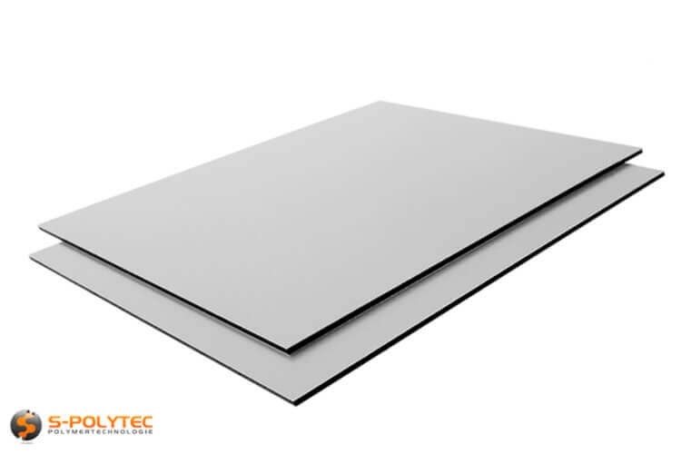 Alu-verbundplatten 3mm (Alu-dibond) in silber auf Maß kaufen