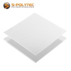 Polystyrol weiß (ähnlich RAL9003, Signalweiß) als Standardplatte 2000mm x 1000mm von 1mm bis 5mm Stärke