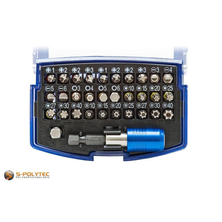 Werkzeug-Bit Set für alle gängen Schrauben (Phillips, Pozidriv, Torx, Torx-TR, Inbus)