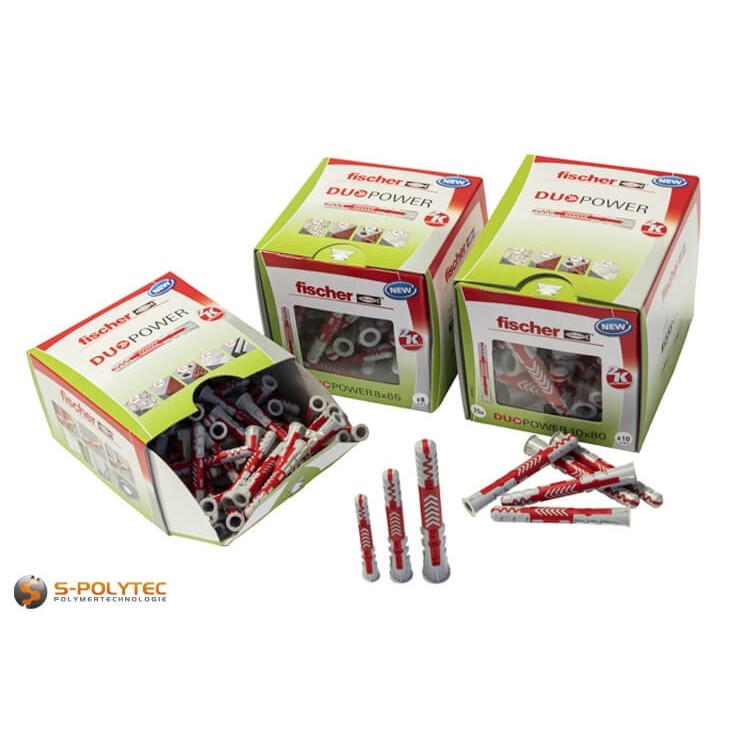 fischer Universaldübel DuoPower (lang) Ideal zur Putzschichtüberbrückung