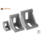 Die passenden 90° Befestigungswinkel für Alu Konstruktionsprofile direkt dazu kaufen