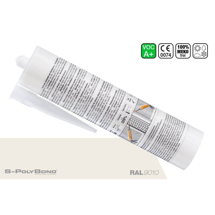 Reinweißes Silikon auf Alkoxy-Technologie von S-Polybond SILIKONprofi