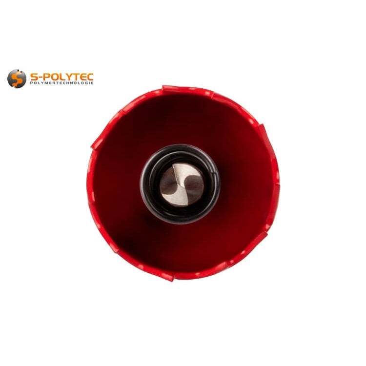 Der 6mm HSS-G Bohrer dient der Zentrierung und kann bei Bedarf einfach ausgewechselt werden