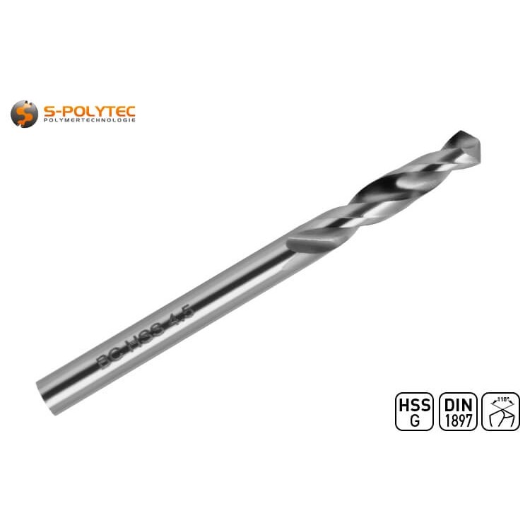 Die HSS-G Bohrer für Metall mit verkürzter Spirale sind in vielen Durchmessern erhältlich. Zum Beispiel von Ø 2,0mm bis Ø 10,0mm