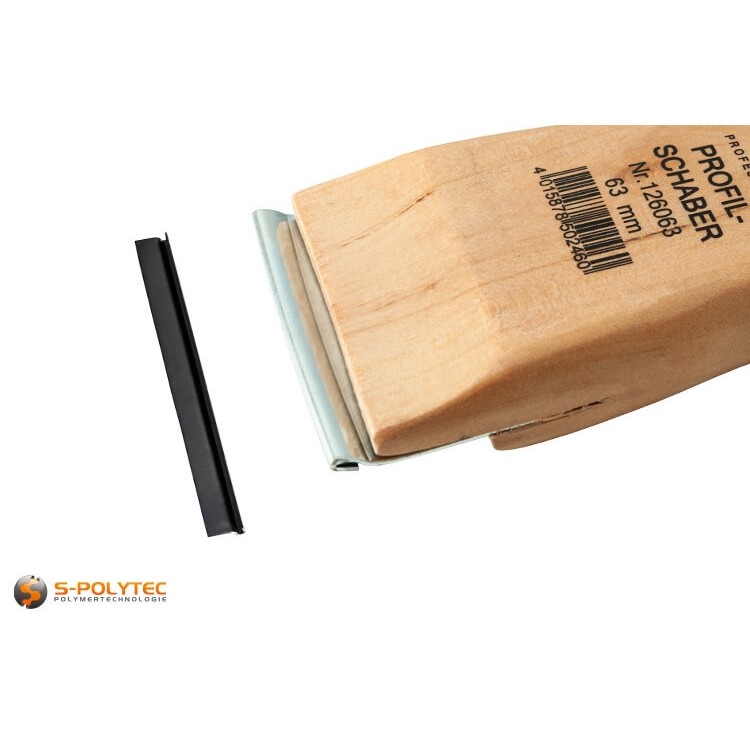 Ersatzklinge in 63mm Breite ist für den hochwertigen Techno Professional Profilschaber