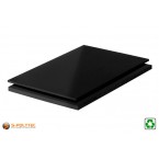 ABS Kunststoffplatte | Zuschnitt | Schwarz | DIN A4, 20x30cm, 100x20cm,  100x49cm