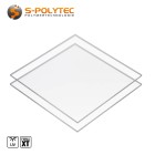 Kunststoffplatte Polycarbonat transparent klar 2x194x320 mm, Polycarbonat/Lexan, Kunststoffe