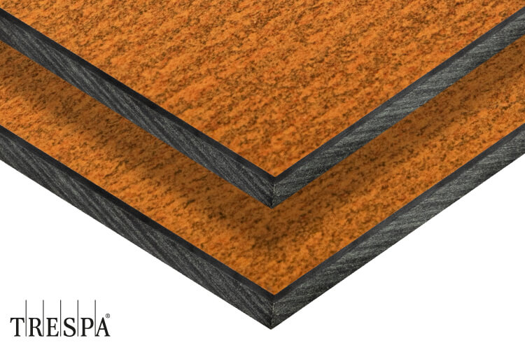 Trespa® Meteon® FR Platten mit NATURALS Dekoroberflächen sind für hinterlüftete Fassadensysteme im Außenbereich geeignet