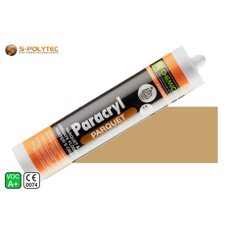 Paracryl Parquet Buche 310ml - Parkett-Acryl für Buchenholz – Ideal für Holzböden, Dielen, Parkett, Sockelleisten, Laminat und Kork